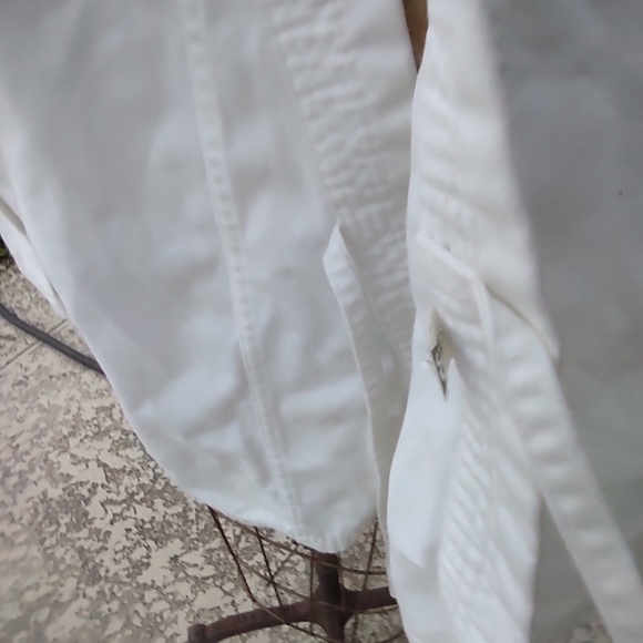 White Taekwondo uniform karate long sleeve size 5 - Picture 6 of 10